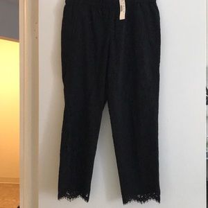Jcrew crop lace pant
